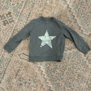 Primary Gray Star Sweatshirt 2